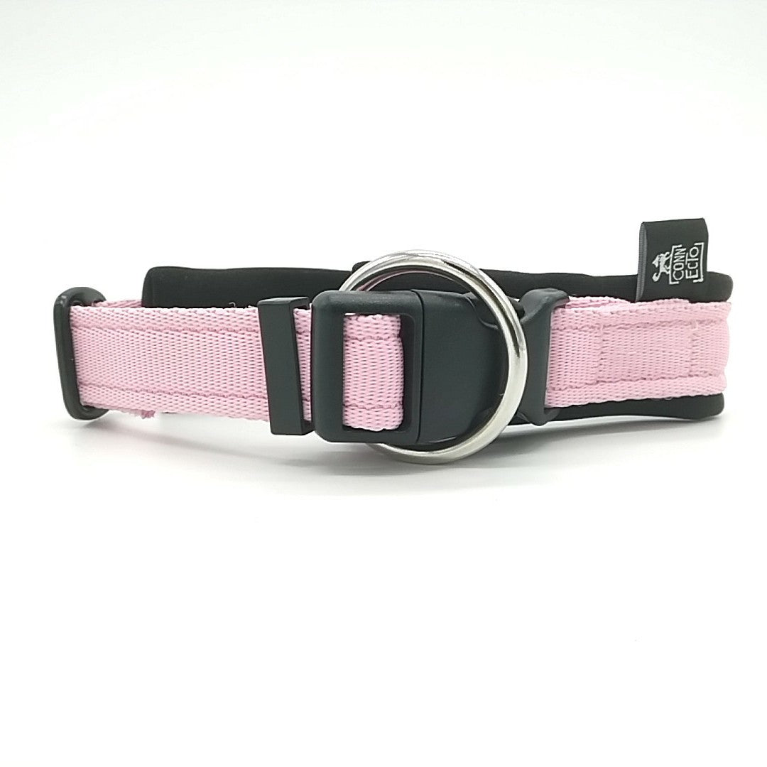 Collare per cani con imbottitura in neoprene Rosa Baby – Yosemite Collection - Connecto.dog