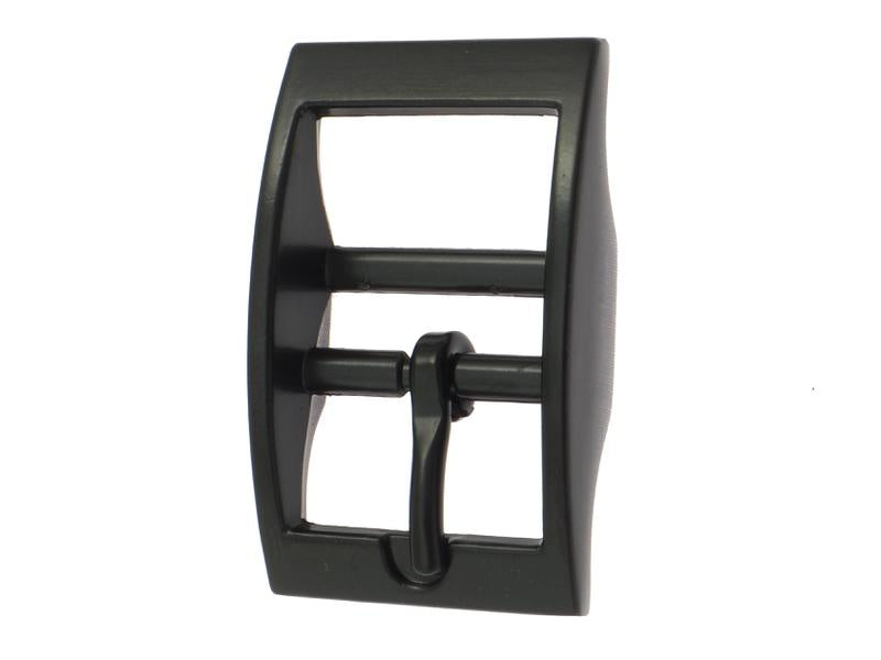 Collare in Biothane 25mm Nero regolabile con fibbia in alluminio - Connecto.dog