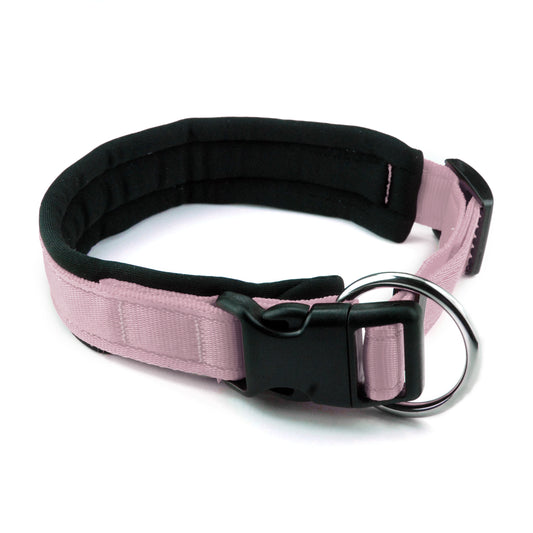 Collare per cani con imbottitura in neoprene Rosa Baby – Yosemite Collection - Connecto.dog