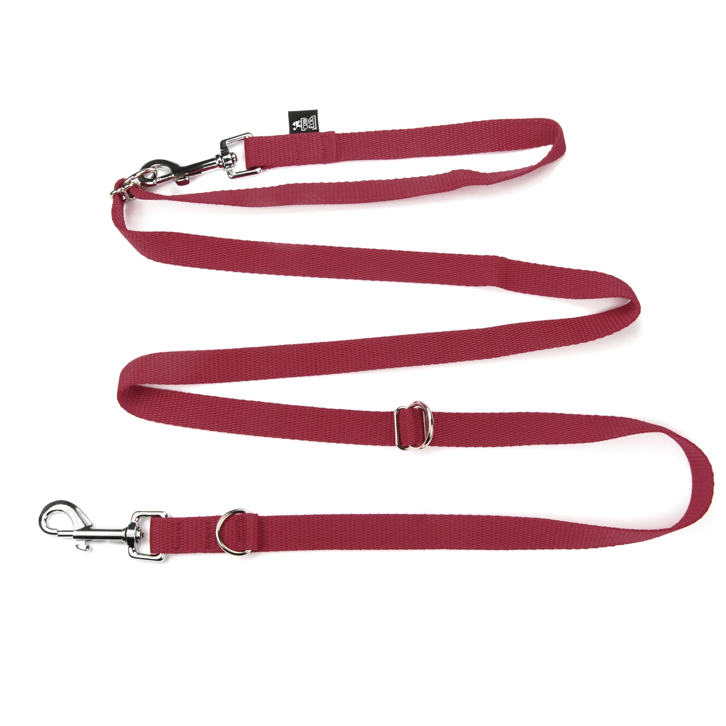 Guinzaglio per cani con doppio moschettone e anelli "La Ferrata" - Connecto.dog