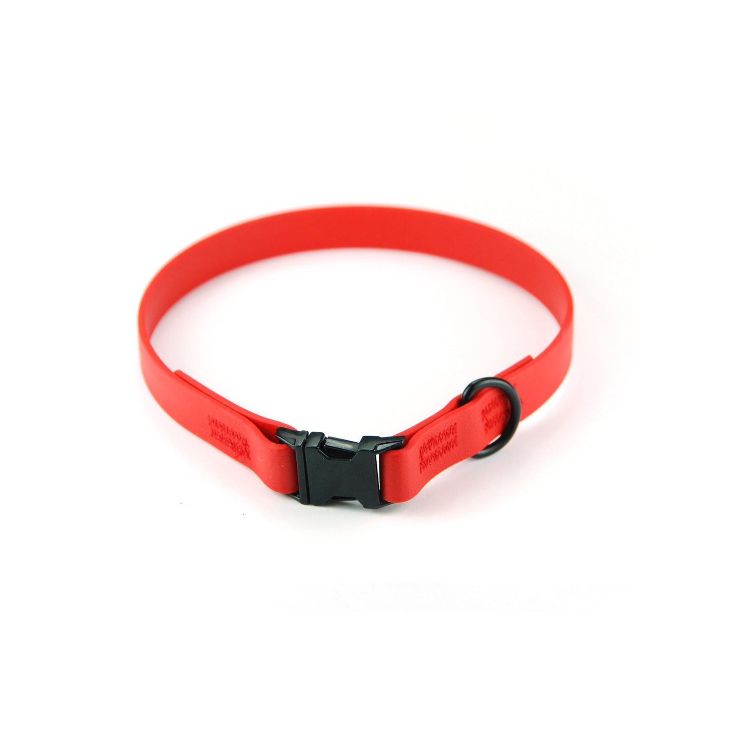 Collare per cani fisso in Biothane® Rosso - Connecto.dog