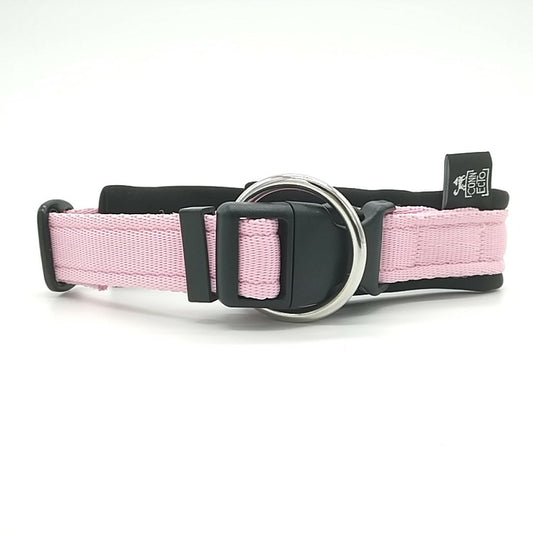 Collare per cani con imbottitura in neoprene Rosa Baby – Yosemite Collection - Connecto.dog