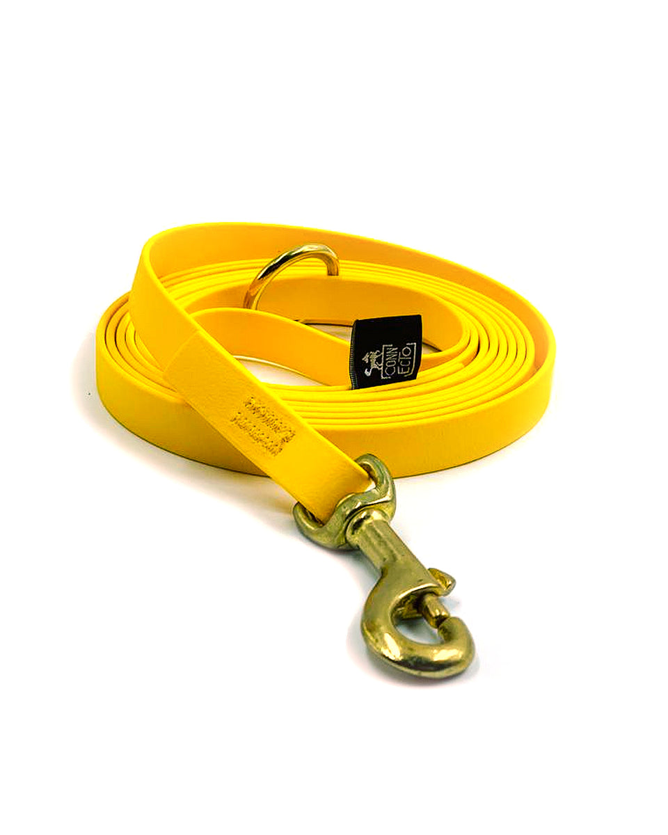 Guinzaglio per cani 3m Biothane - Giallo Banana - Connecto.dog