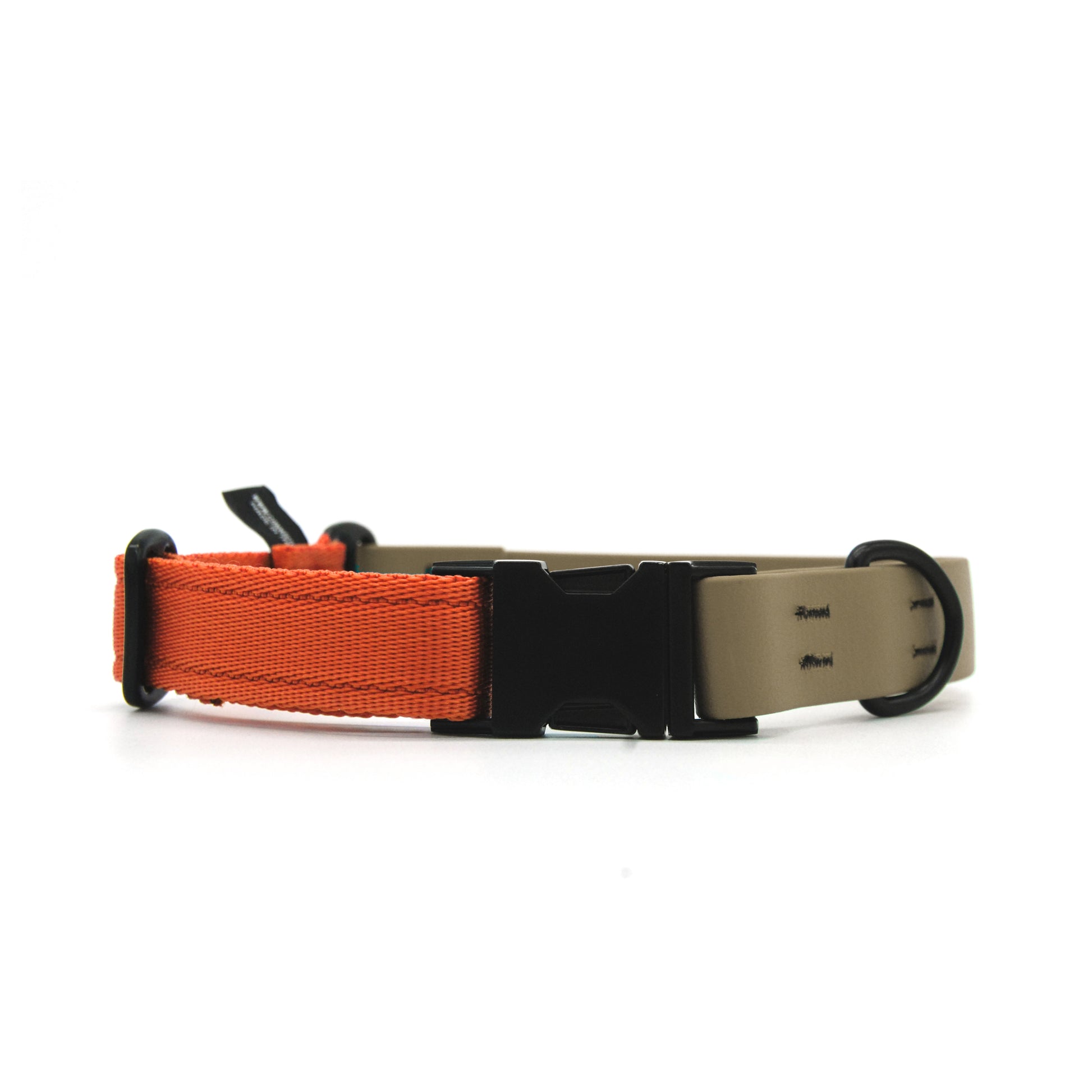 Carnival collare per cani regolabile in biothane Khaki e polipropilene - Connecto.dog