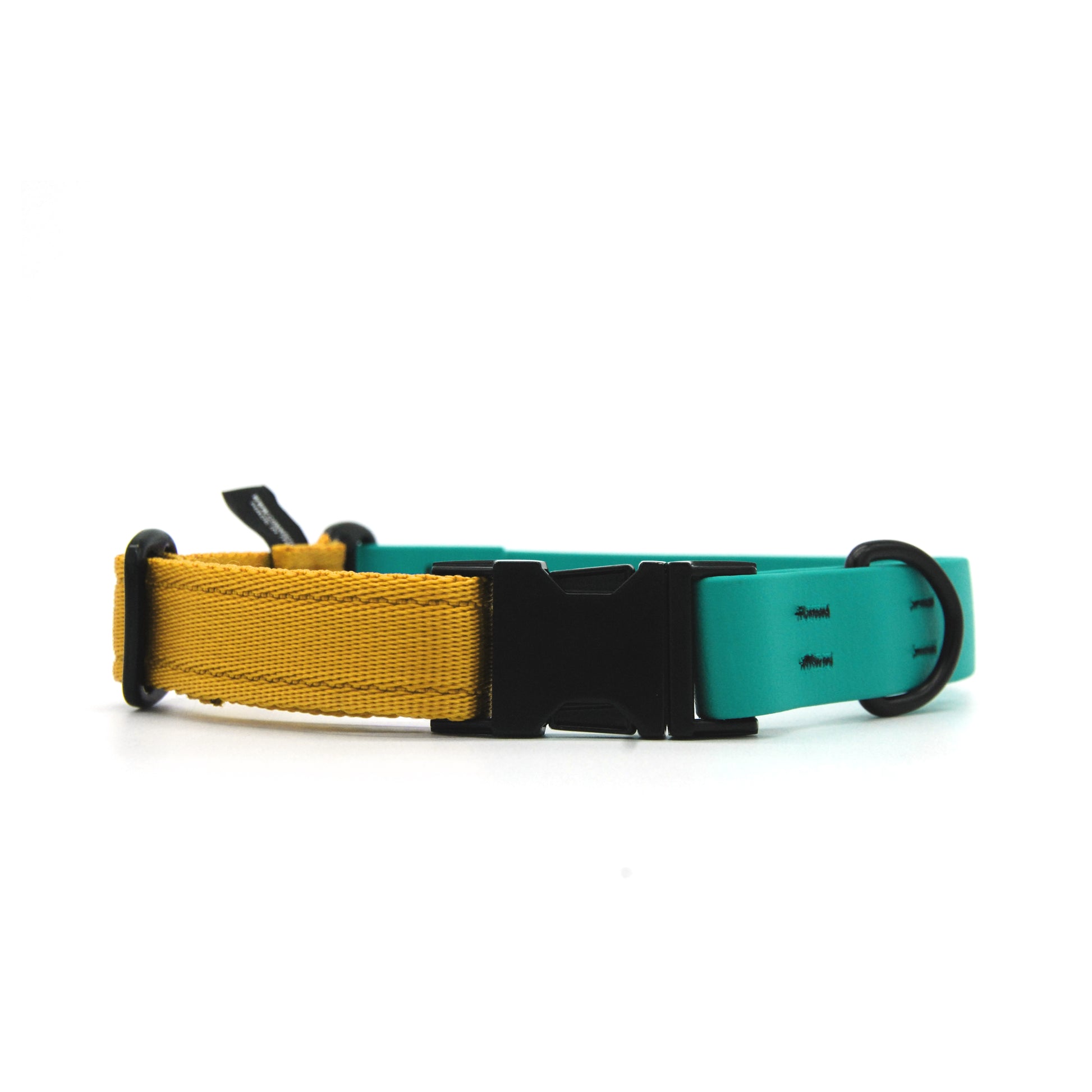 Carnival collare per cani regolabile in biothane Verde Smeraldo e polipropilene - Connecto.dog