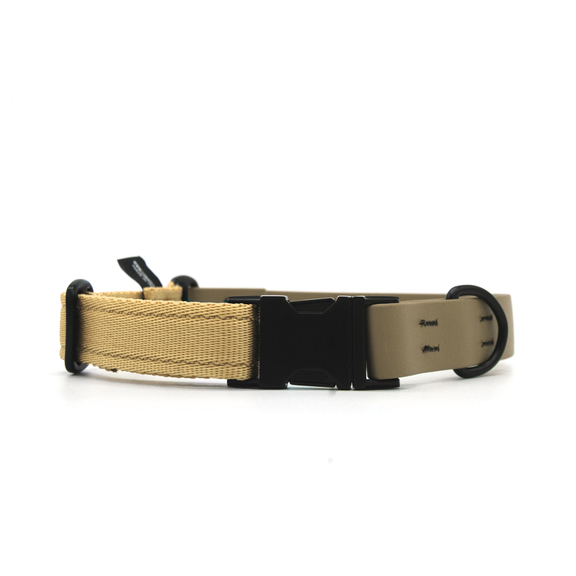 Carnival collare per cani regolabile in biothane Khaki e polipropilene - Connecto.dog