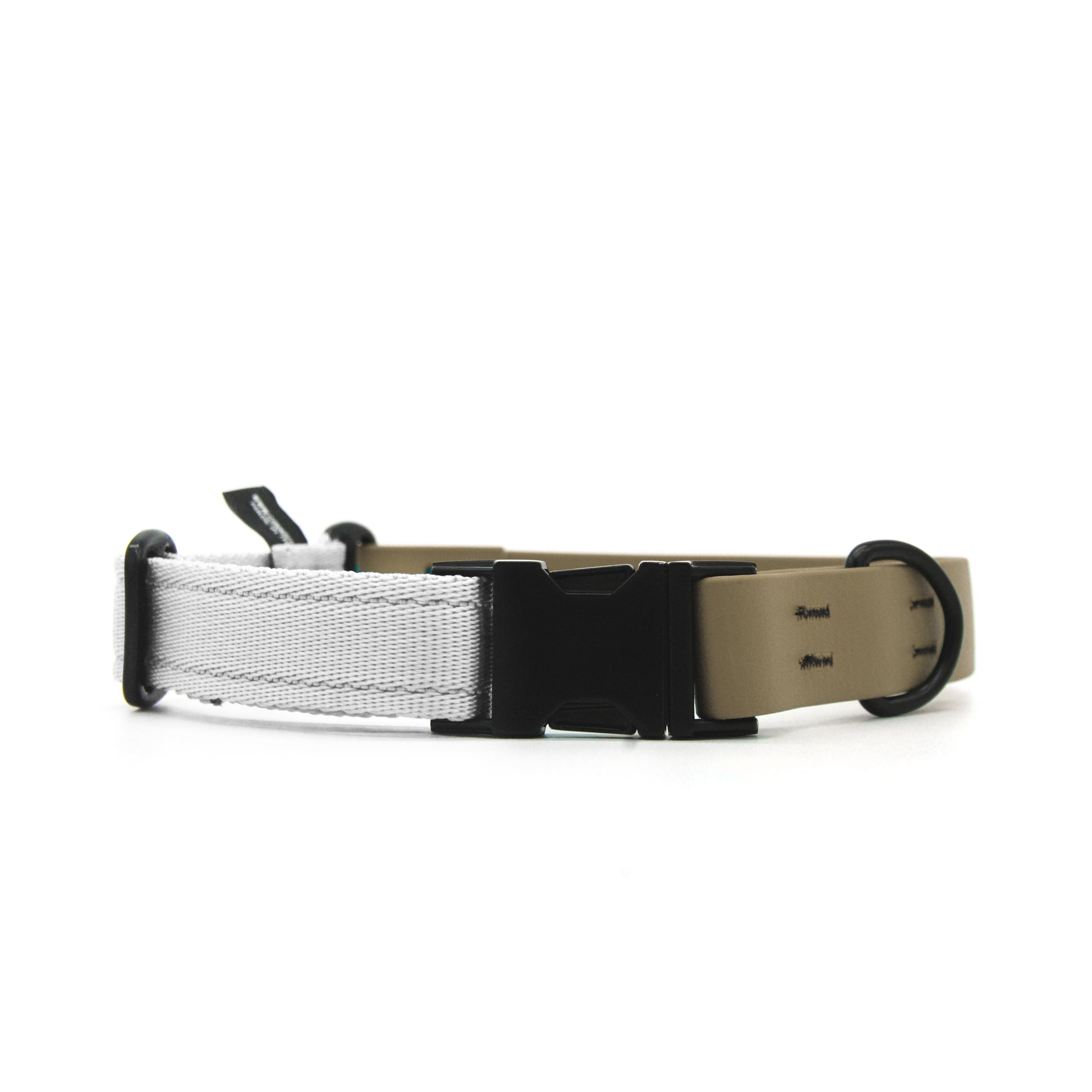 Carnival collare per cani regolabile in biothane Khaki e polipropilene - Connecto.dog