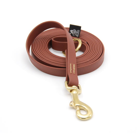 Guinzaglio per cani 3m Biothane - Milk Chocolate - Connecto.dog