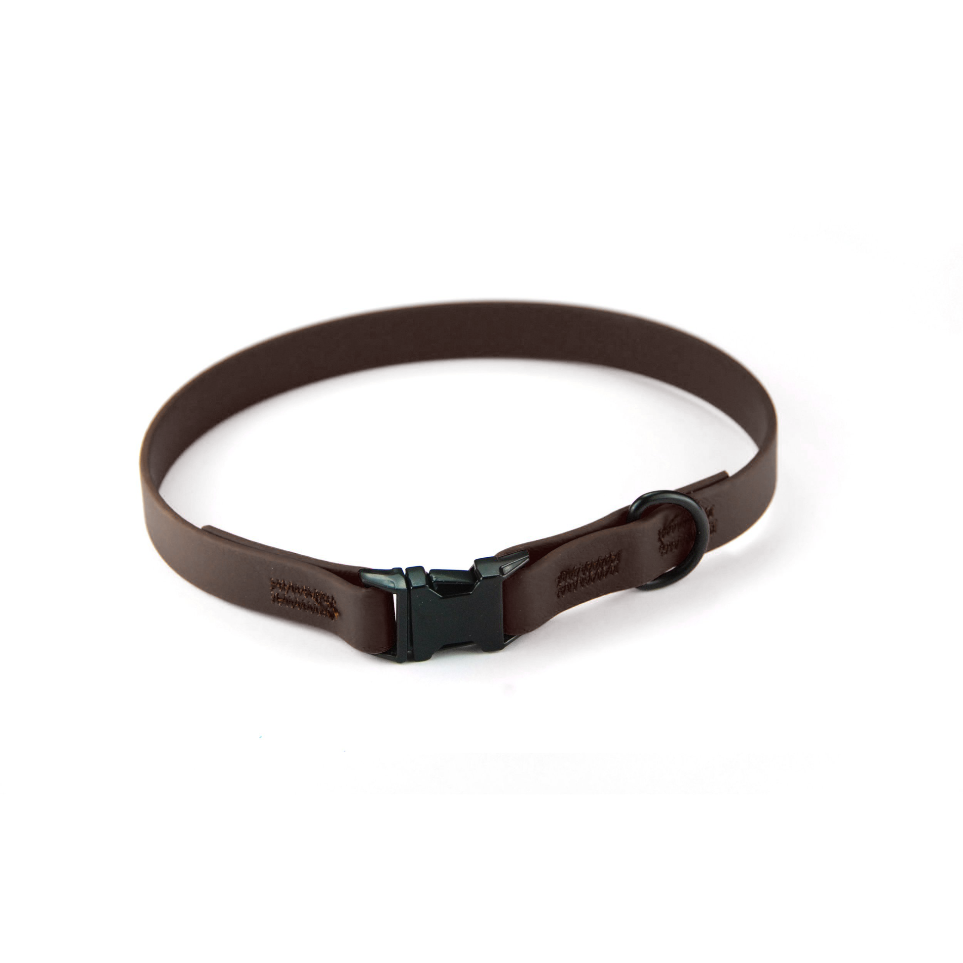 Collare per cani fisso in Biothane® Marrone - Connecto.dog