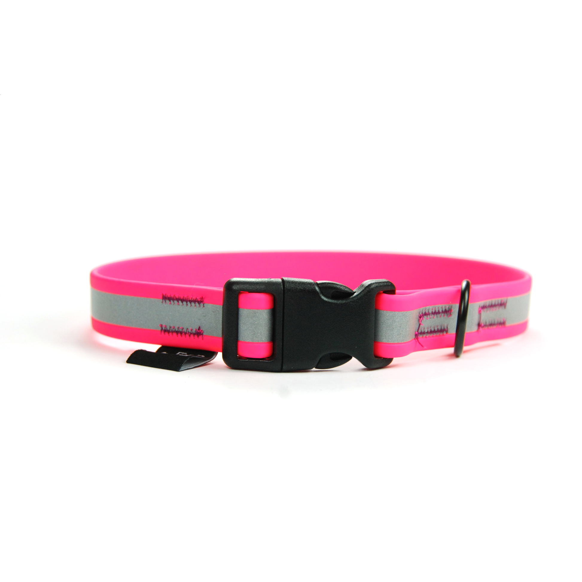 Collare per cani fisso in Biothane® con Striscia Riflettente 3M - Connecto.dog