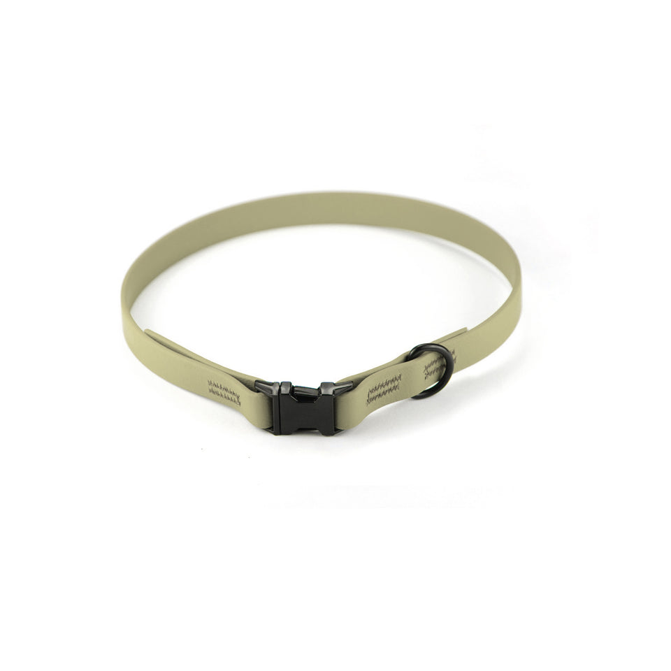 Collare per cani fisso in Biothane® Khaki - Connecto.dog