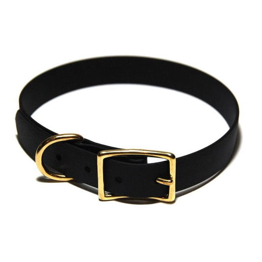 Collare per cani nero in Biothane® Regolabile - Connecto.dog