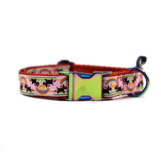 OhMyDog! Collare per cani Scotties Rainbow