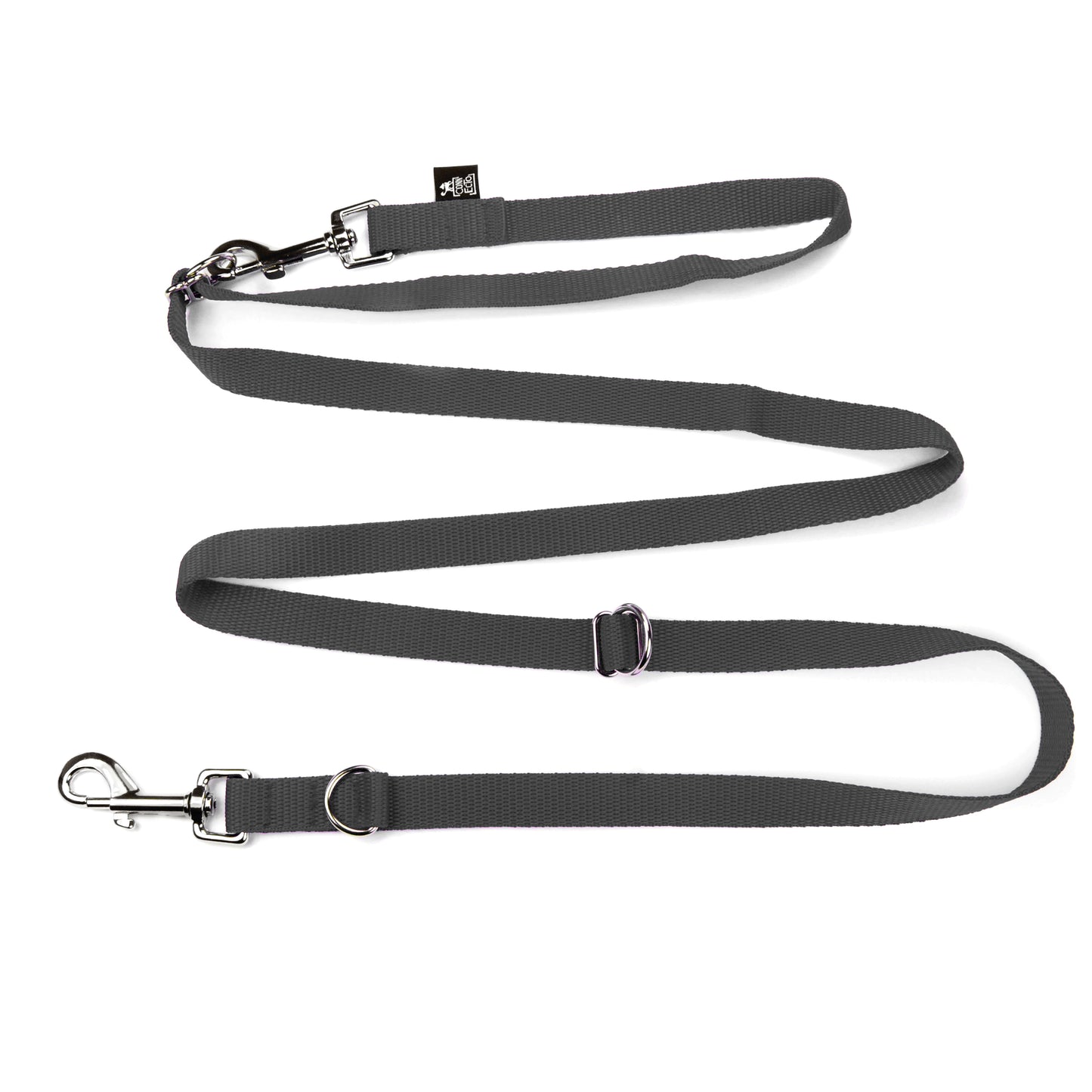 Guinzaglio per cani con doppio moschettone e anelli "La Ferrata" - Connecto.dog
