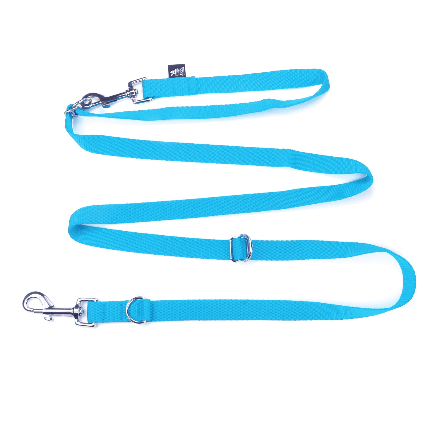 Guinzaglio per cani con doppio moschettone e anelli "La Ferrata" - Connecto.dog