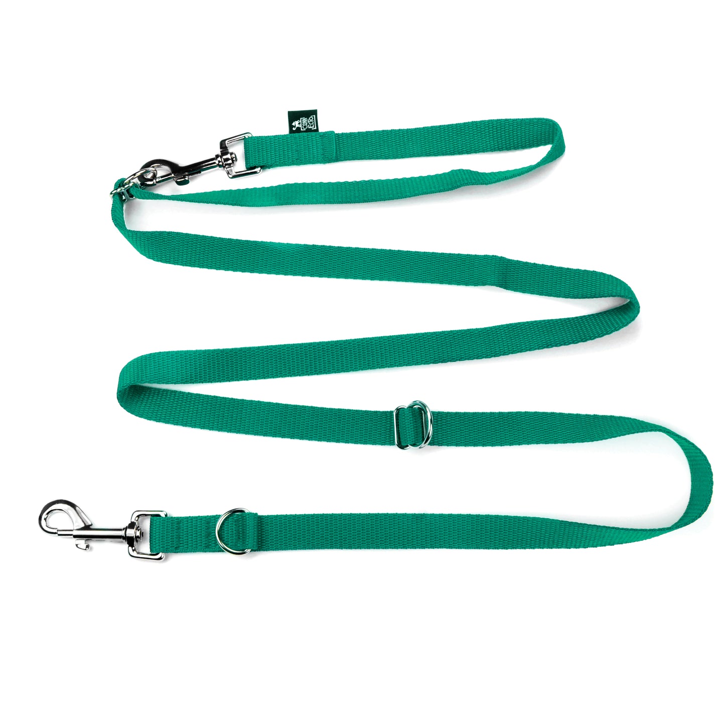 Guinzaglio per cani con doppio moschettone e anelli "La Ferrata" - Connecto.dog