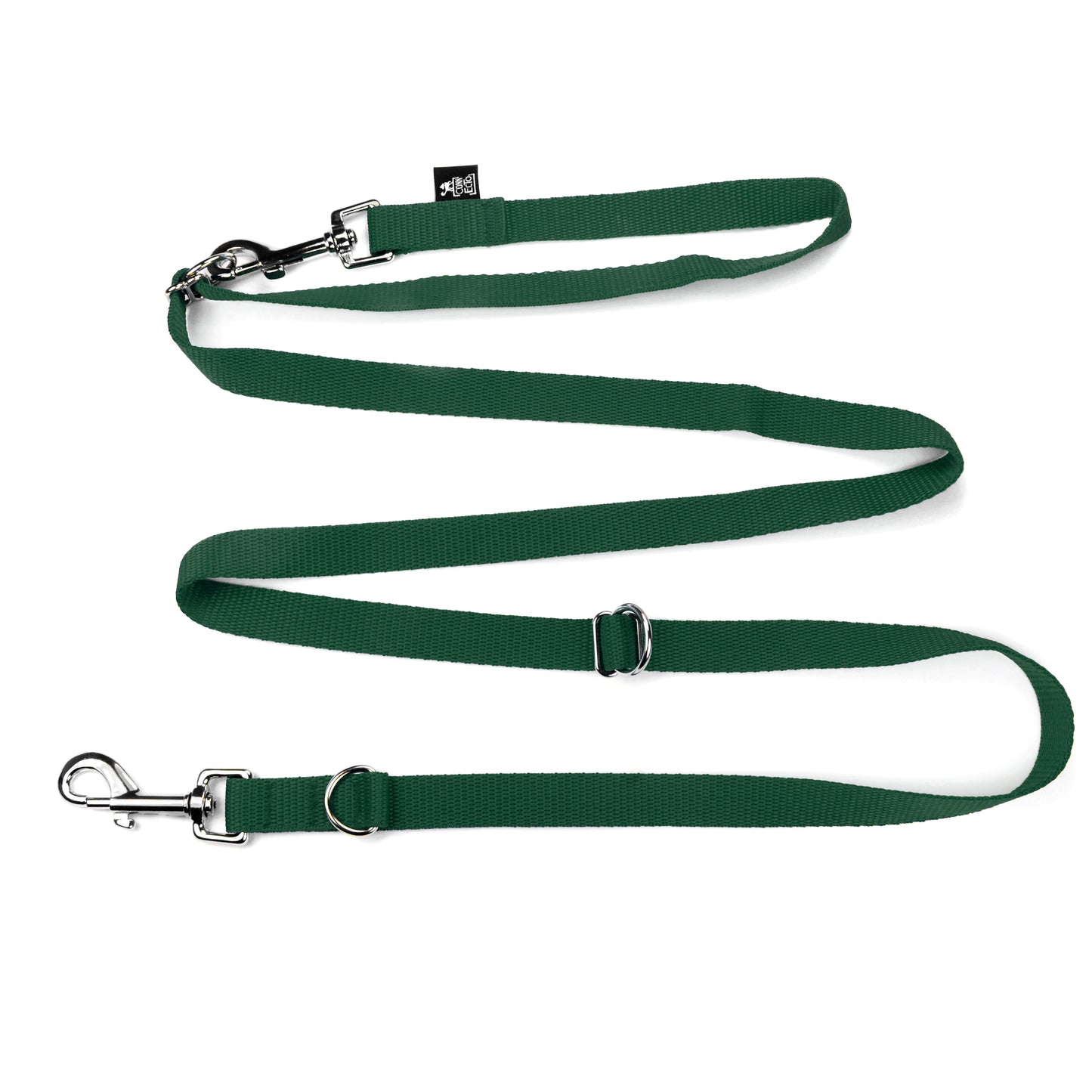 Guinzaglio per cani con doppio moschettone e anelli "La Ferrata" - Connecto.dog