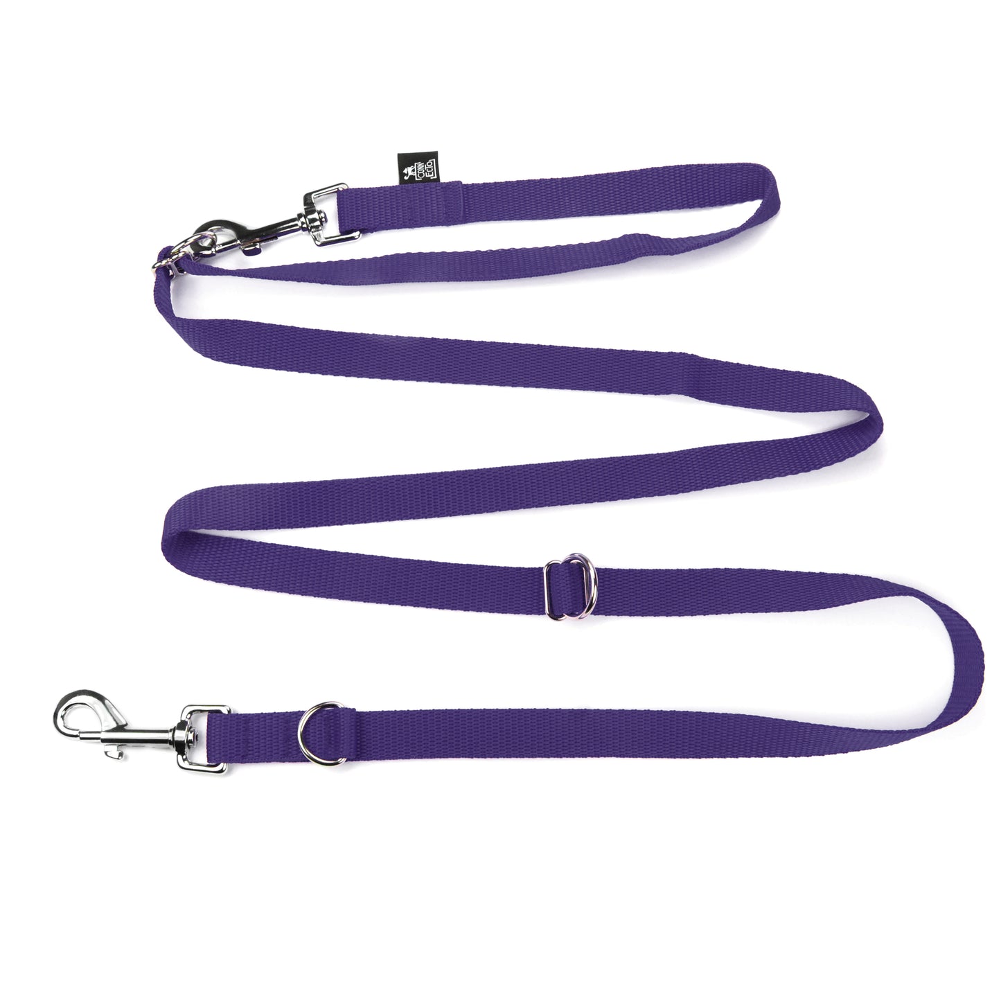 Guinzaglio per cani con doppio moschettone e anelli "La Ferrata" - Connecto.dog