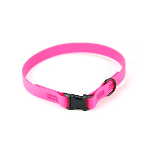 Collare per cani fisso in Biothane® Fucsia - Connecto.dog