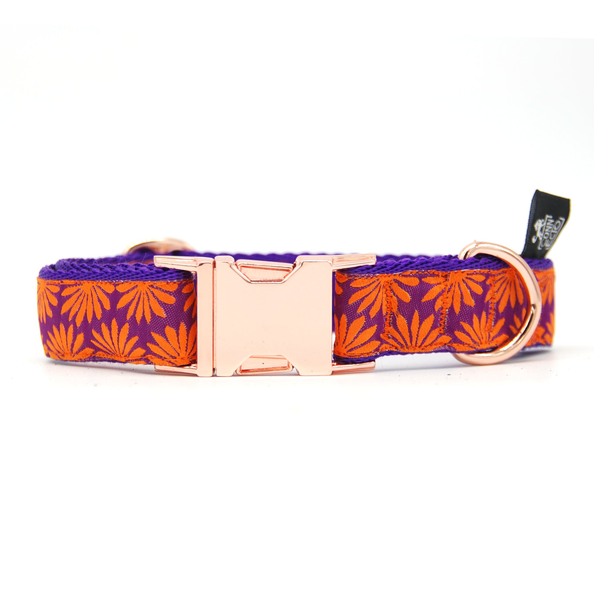 OhMyDog! Collare per cani Gerbera Orange - Connecto.dog
