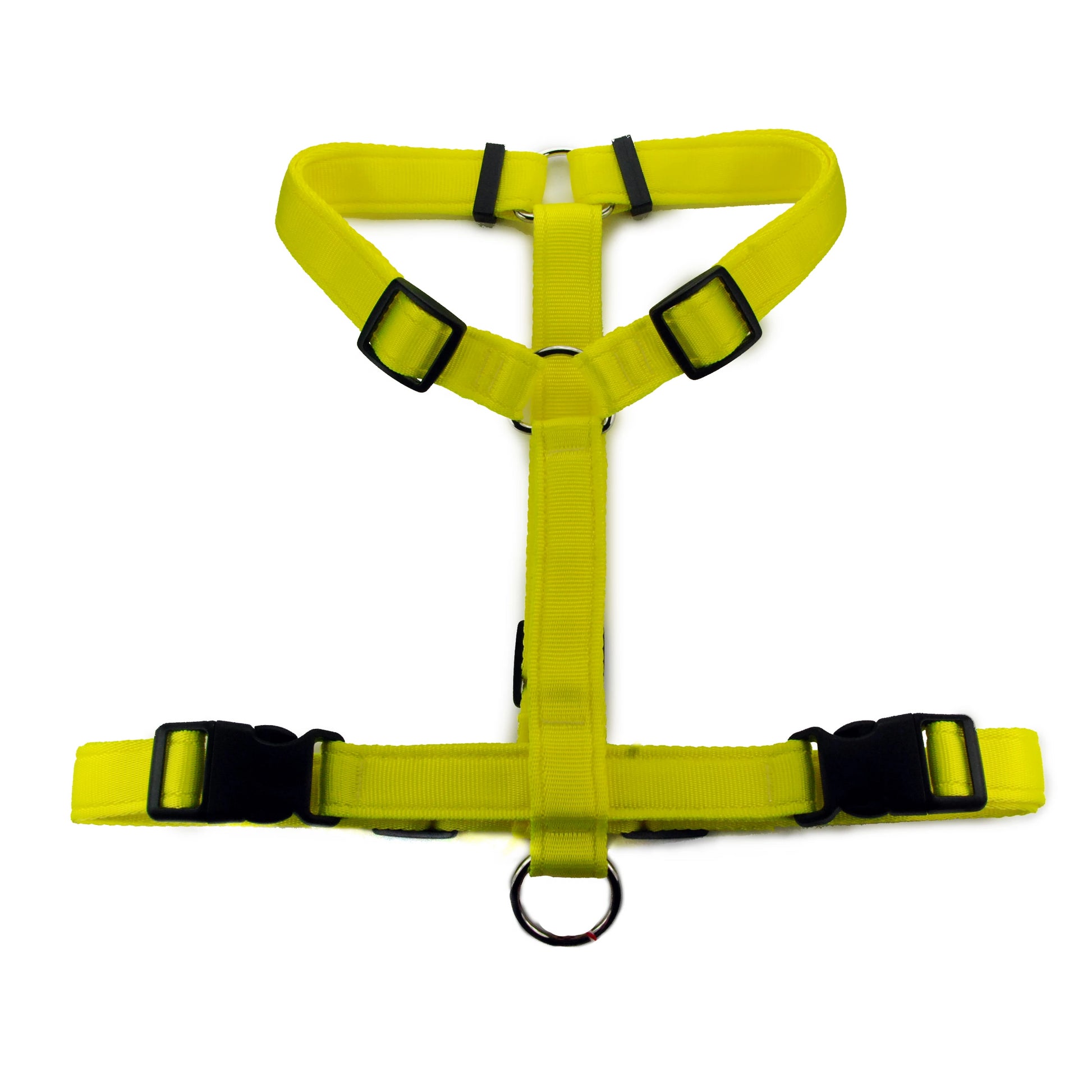 Pettorina ad H per cane Giallo Fluo - Connecto.dog