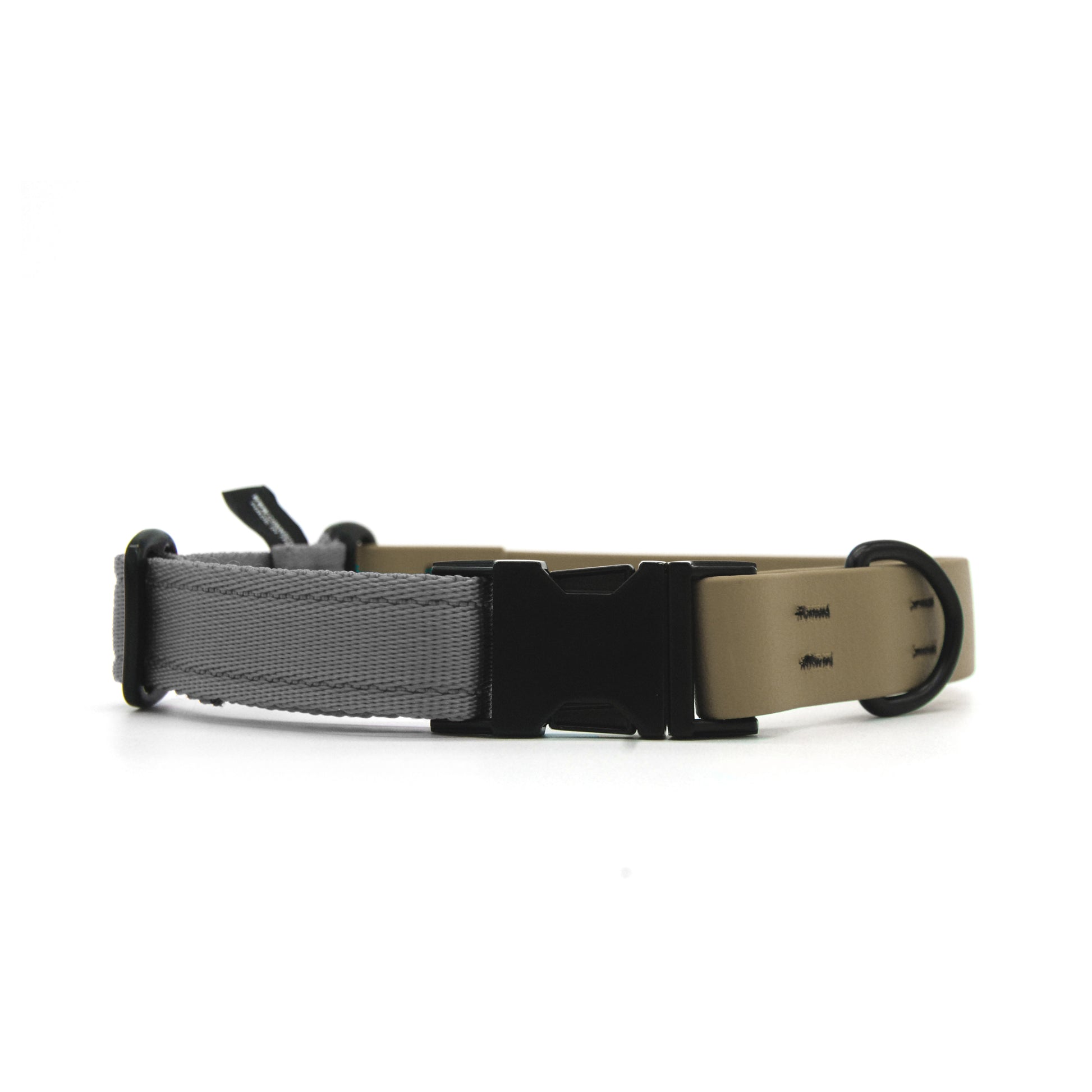 Carnival collare per cani regolabile in biothane Khaki e polipropilene - Connecto.dog
