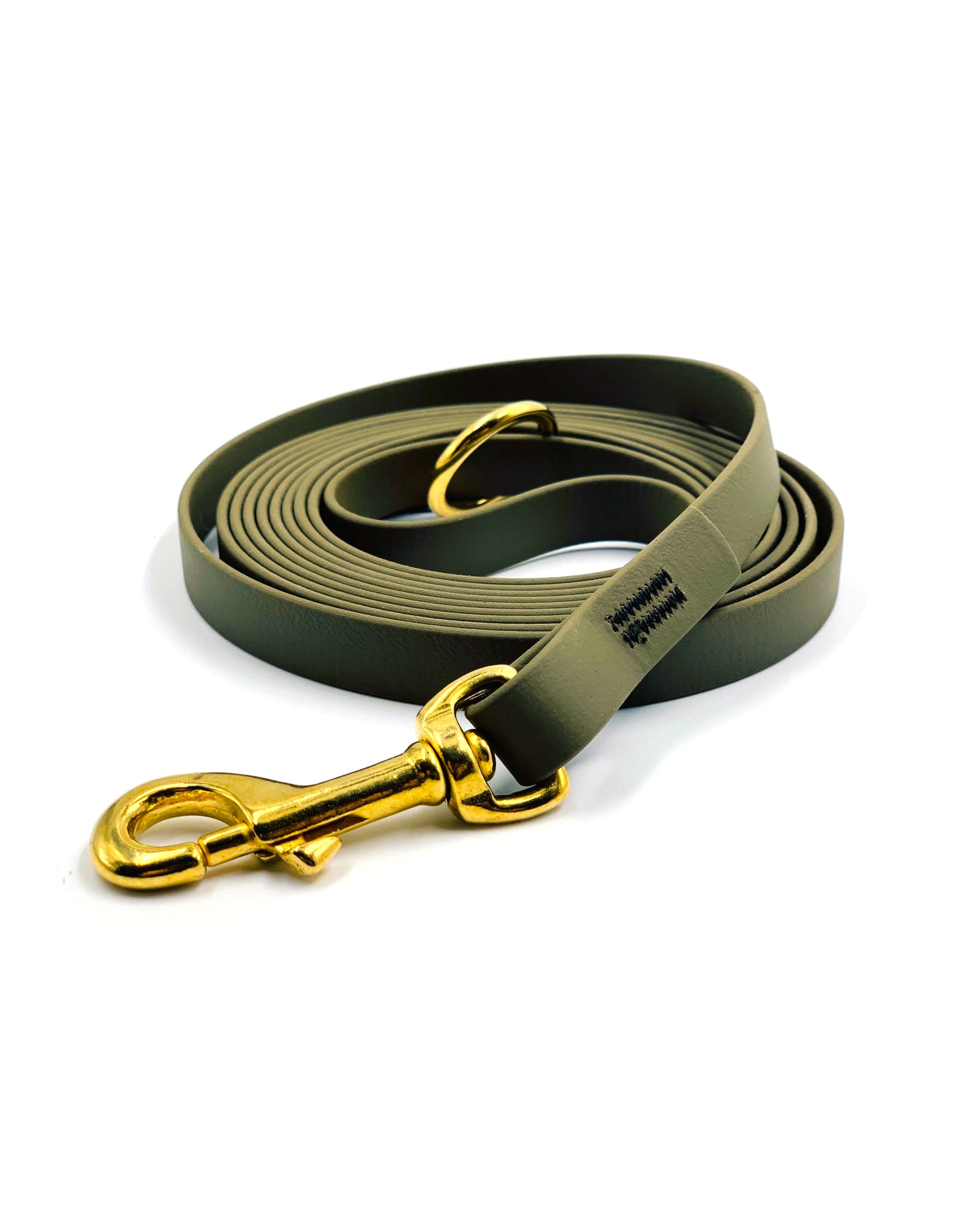Guinzaglio per cani 3m Biothane - Verde Militare - Connecto.dog