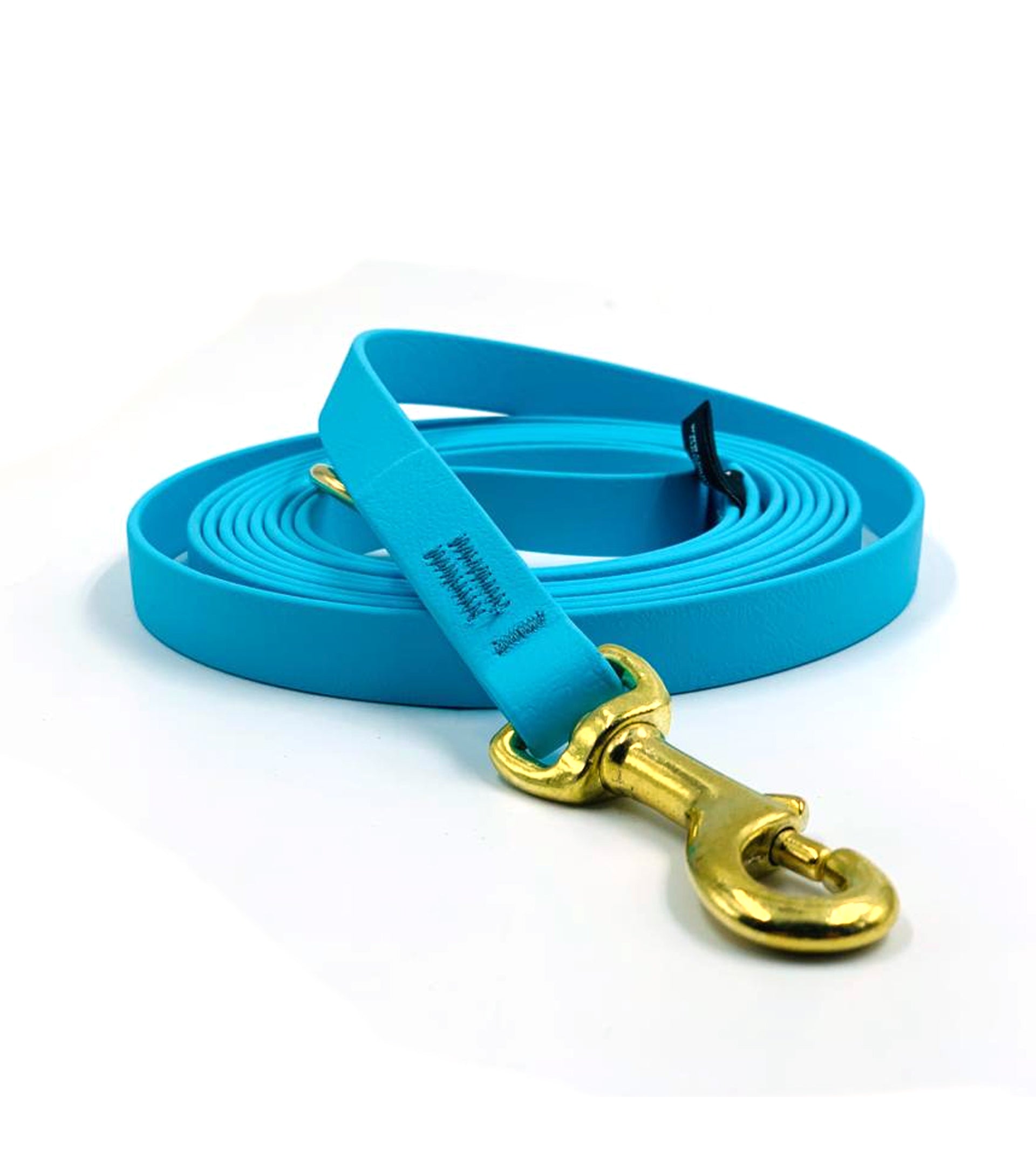 Mystique® Biothane guinzaglio regolabile 16mm blu 250cm antiruggine Mystique® Biothane guinzaglio regolabile 16mm blu 250cm antiruggine