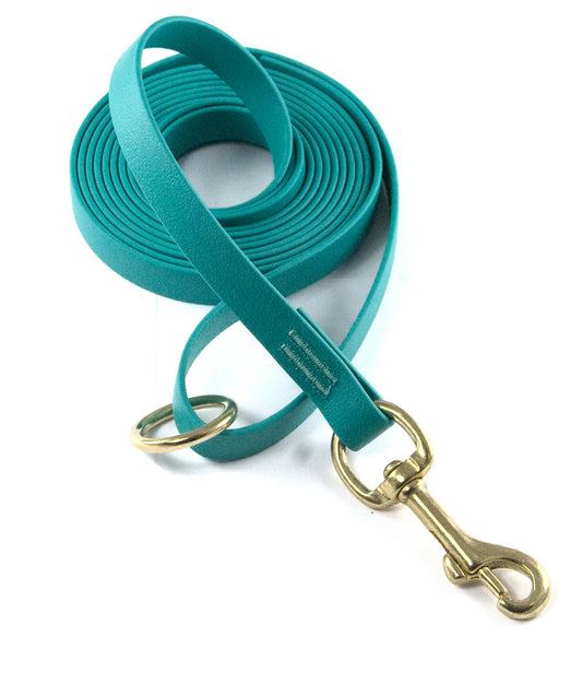 Guinzaglio per cani 3m Biothane - Verde Smeraldo - Connecto.dog