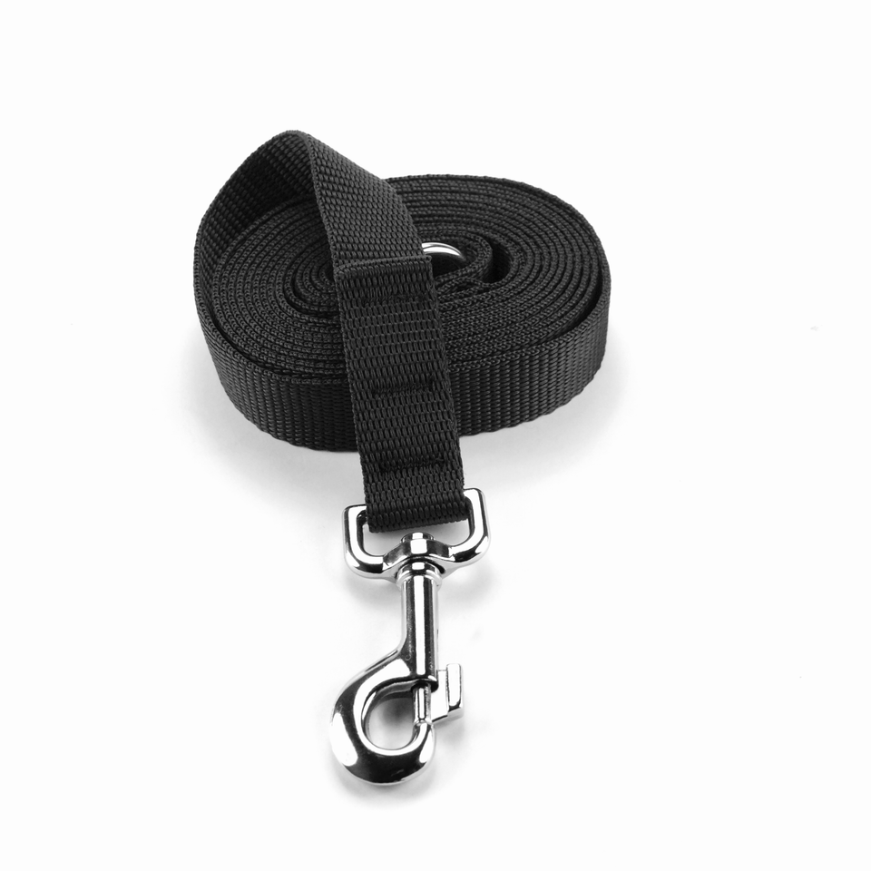 Guinzaglio per cani 3m x 25mm con doppio moschettone o singolo - Connecto.dog