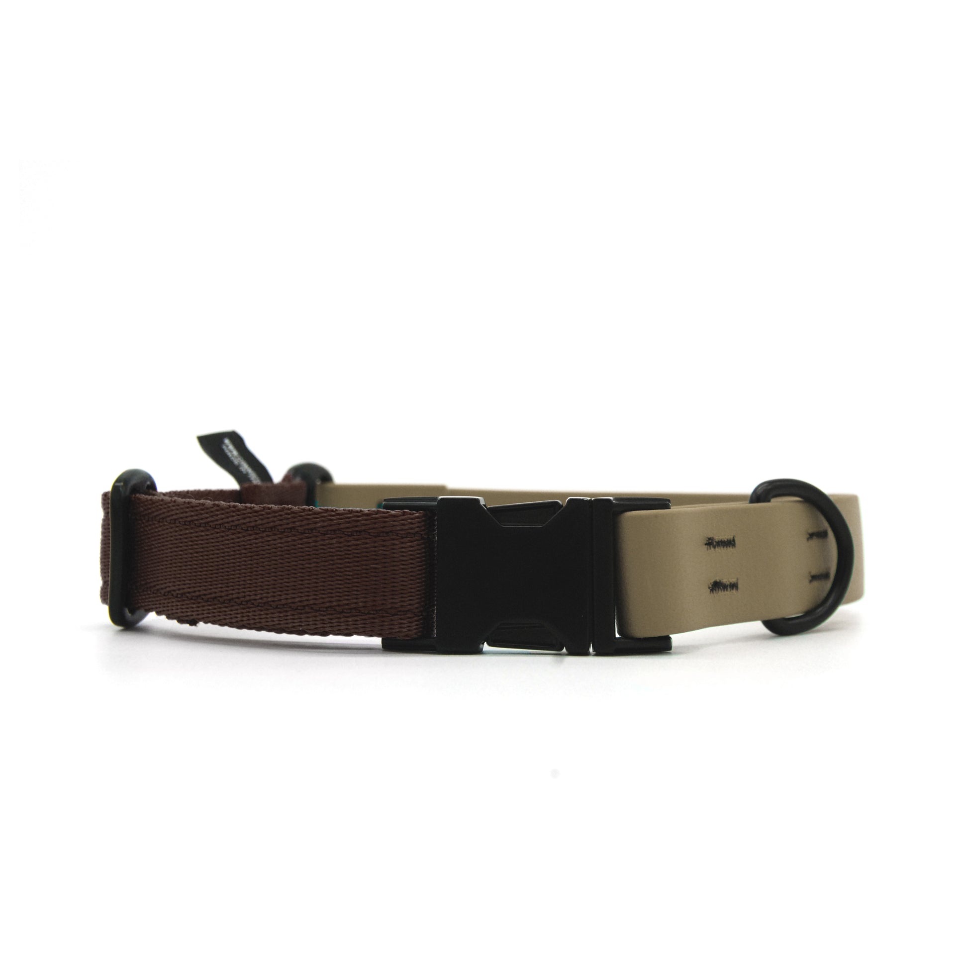 Carnival collare per cani regolabile in biothane Khaki e polipropilene - Connecto.dog