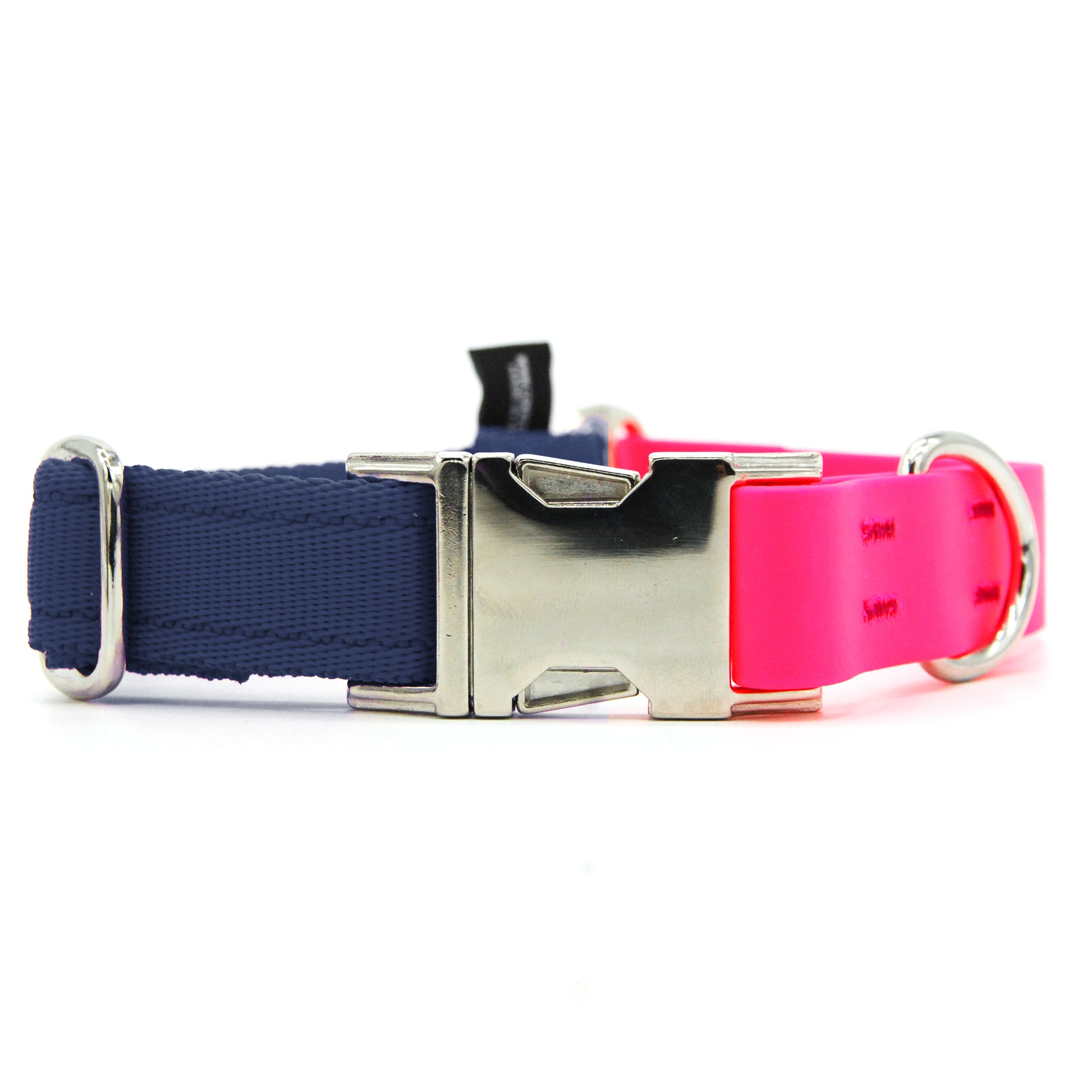 Carnival collare per cani regolabile in biothane fucsia e polipropilene - Connecto.dog