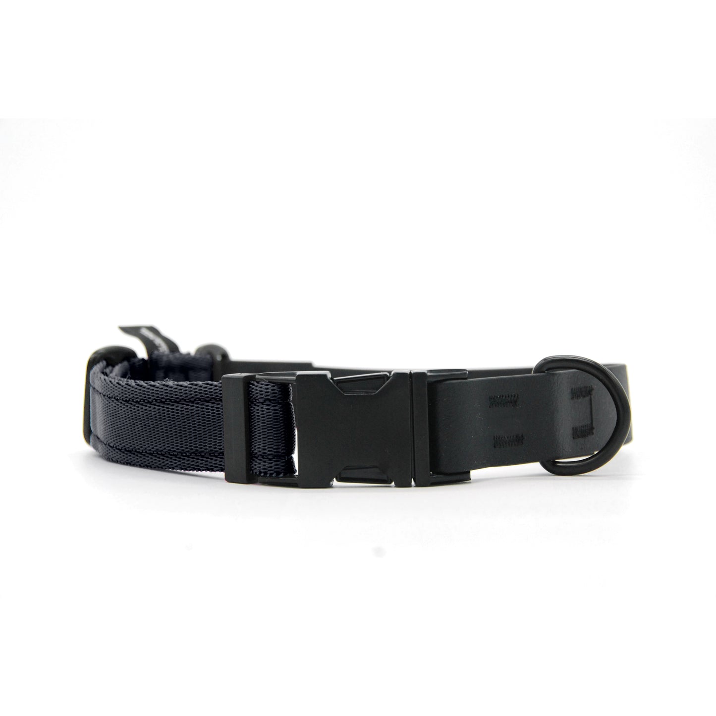 Carnival collare per cani regolabile in biothane nero e polipropilene - Connecto.dog