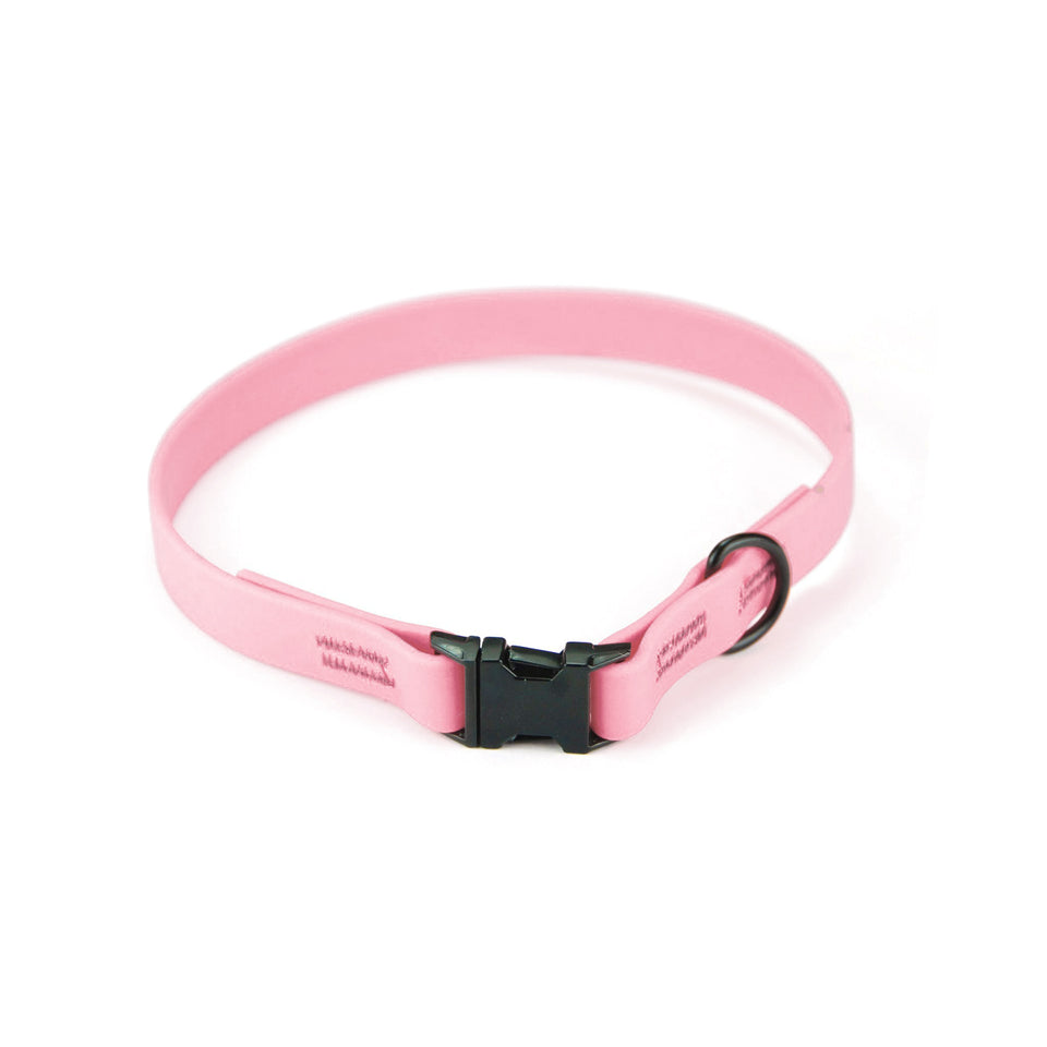 Collare per cani fisso in Biothane® Rosa Baby - Connecto.dog