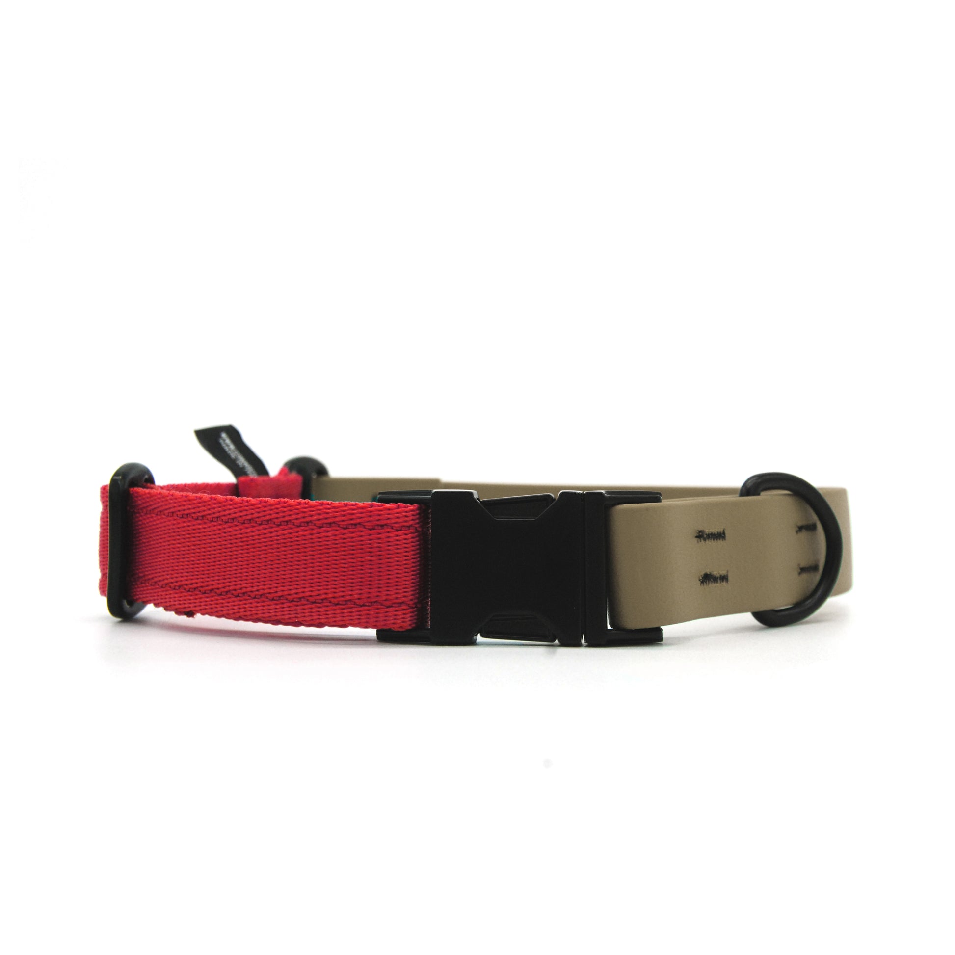 Carnival collare per cani regolabile in biothane Khaki e polipropilene - Connecto.dog