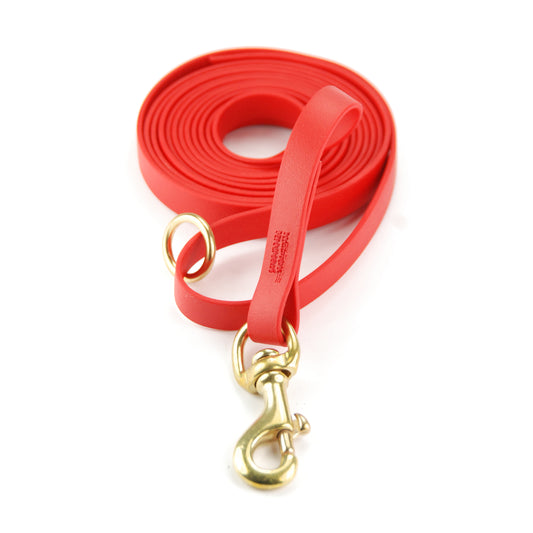 Guinzaglio per cani 3m Biothane - Rosso - Connecto.dog
