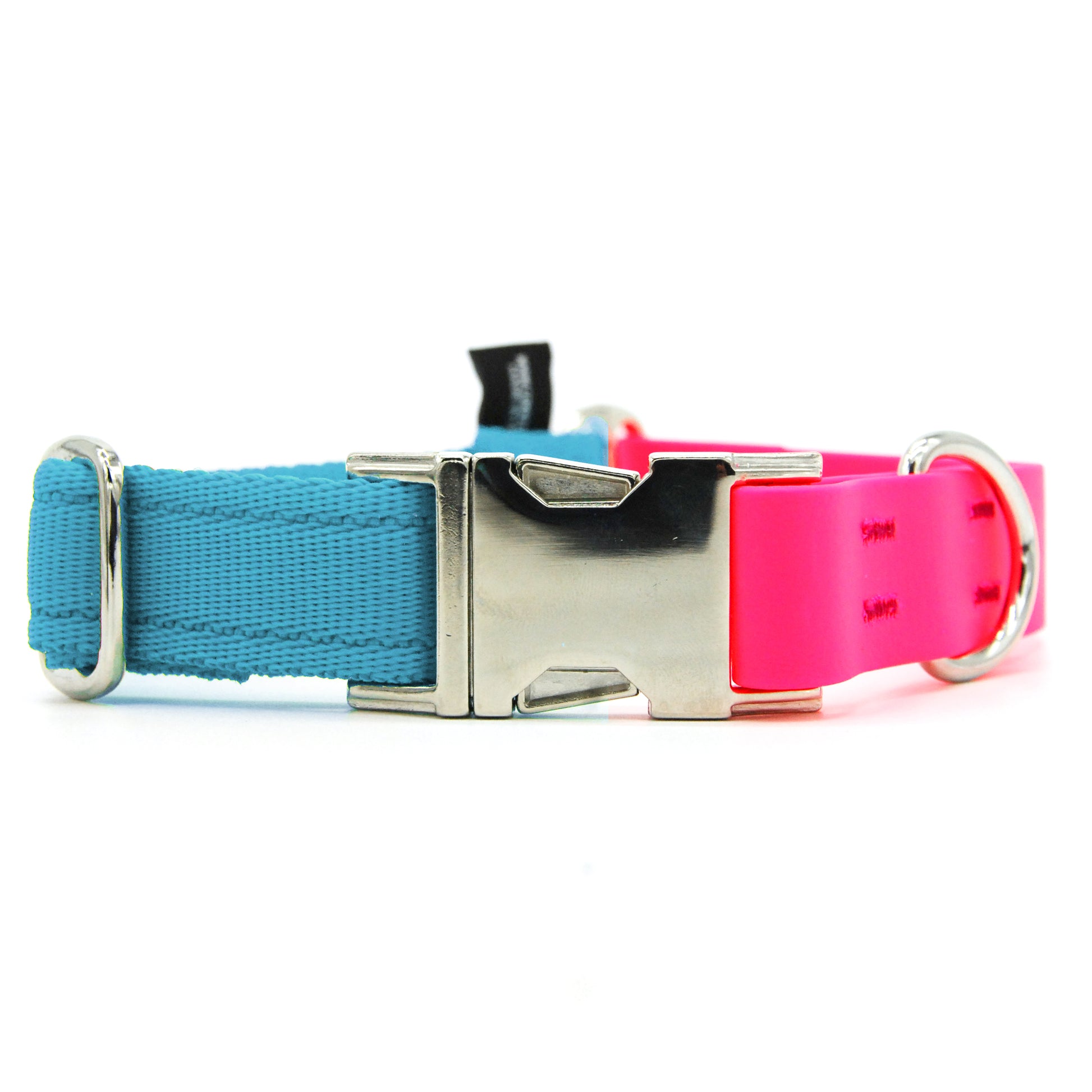 Carnival collare per cani regolabile in biothane fucsia e polipropilene - Connecto.dog
