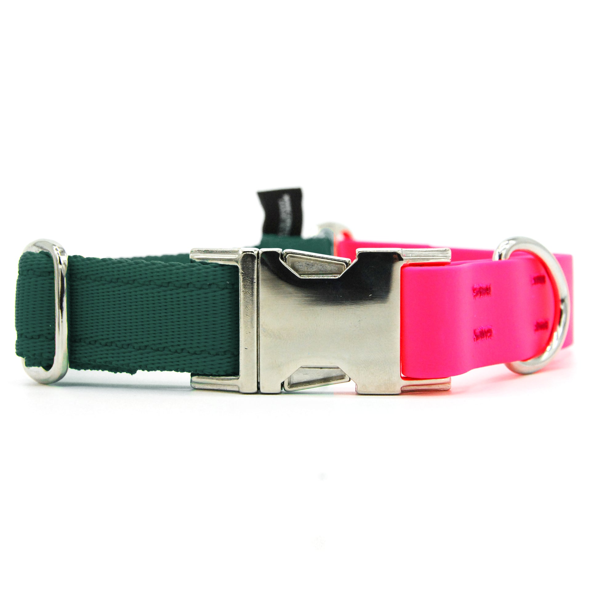 Carnival collare per cani regolabile in biothane fucsia e polipropilene - Connecto.dog