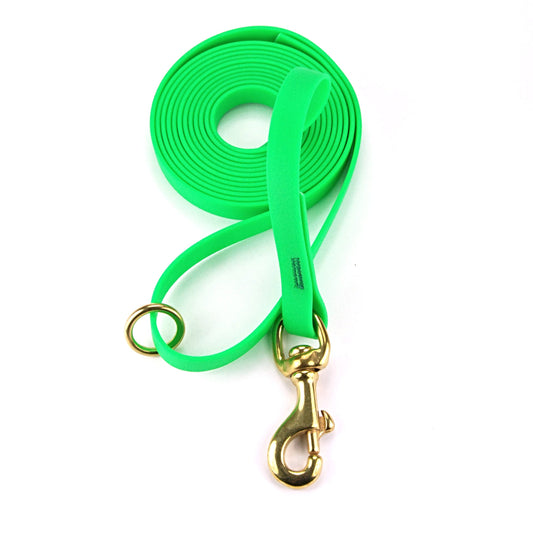 Guinzaglio per cani 3m Biothane - Verde Lime - Connecto.dog