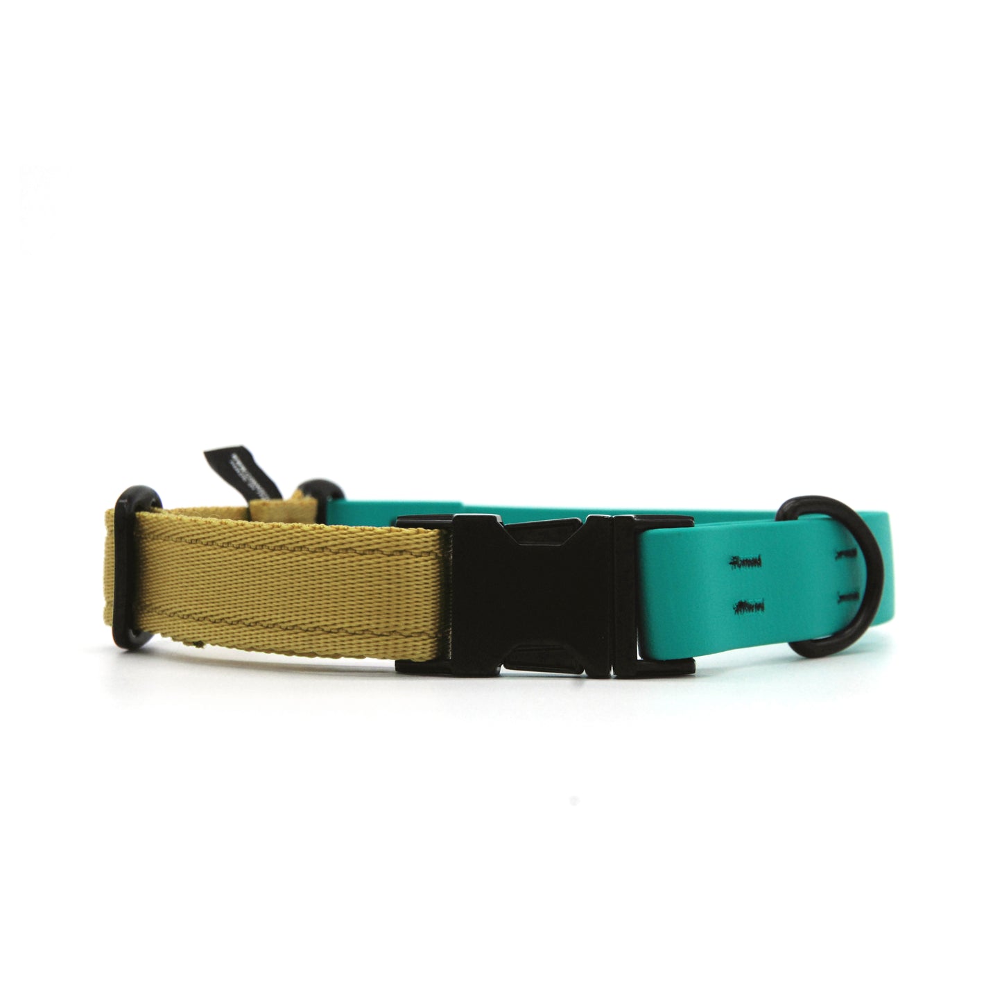 Carnival collare per cani regolabile in biothane Verde Smeraldo e polipropilene - Connecto.dog