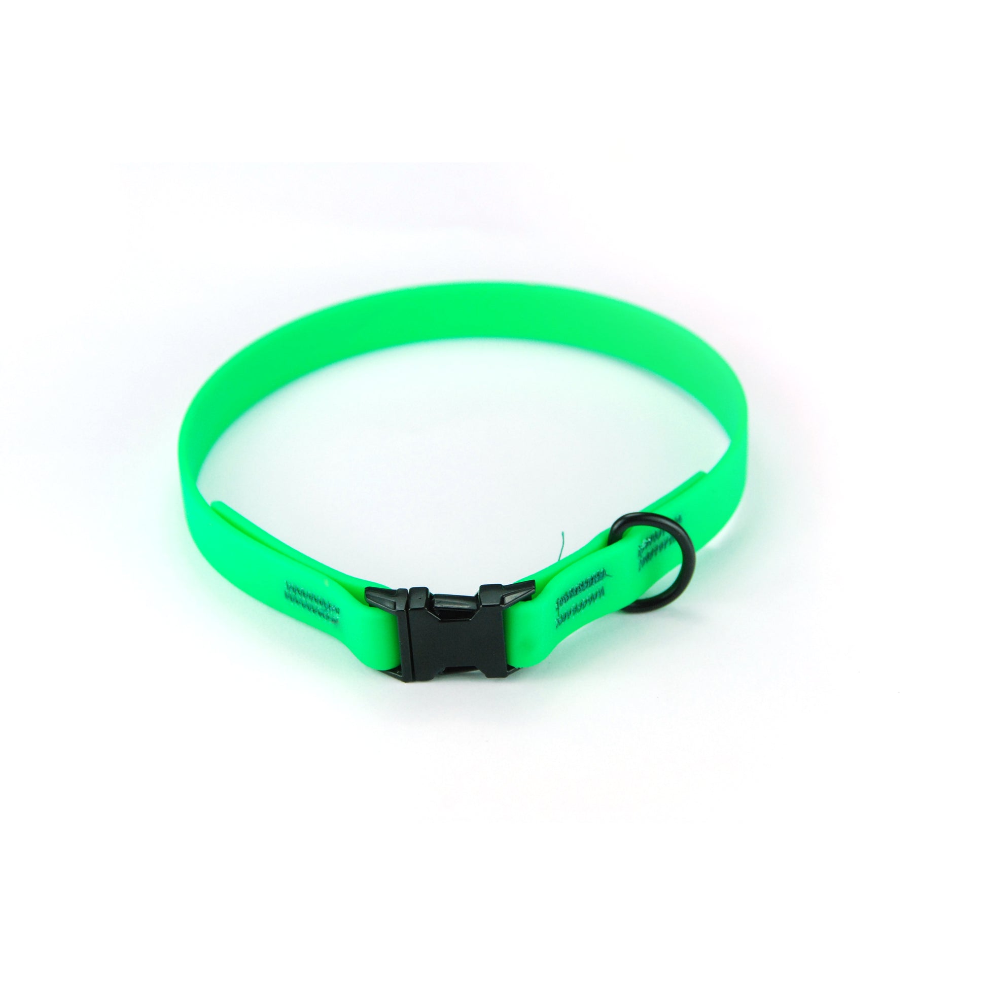 Collare per cani fisso in Biothane®  Verde - Connecto.dog