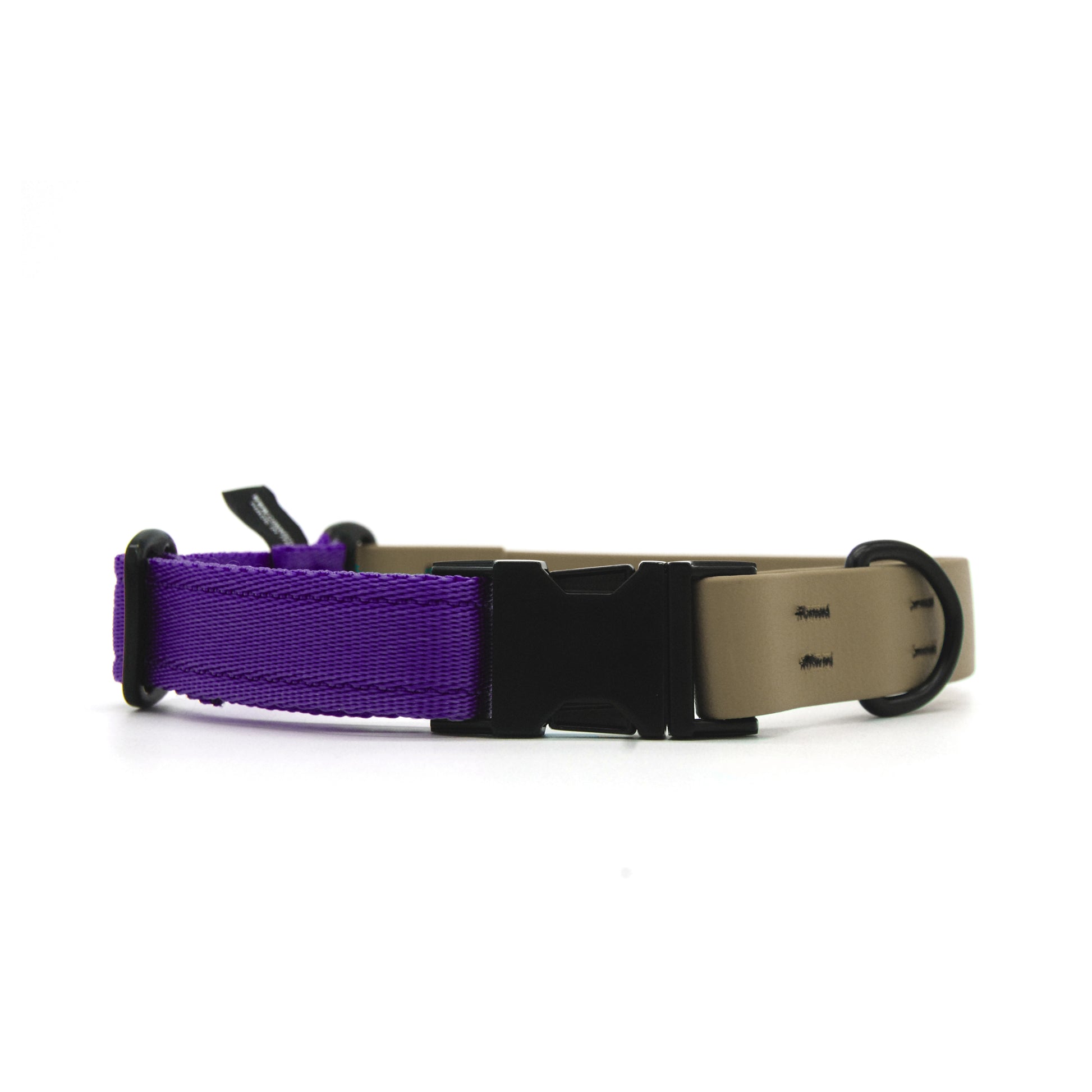 Carnival collare per cani regolabile in biothane Khaki e polipropilene - Connecto.dog