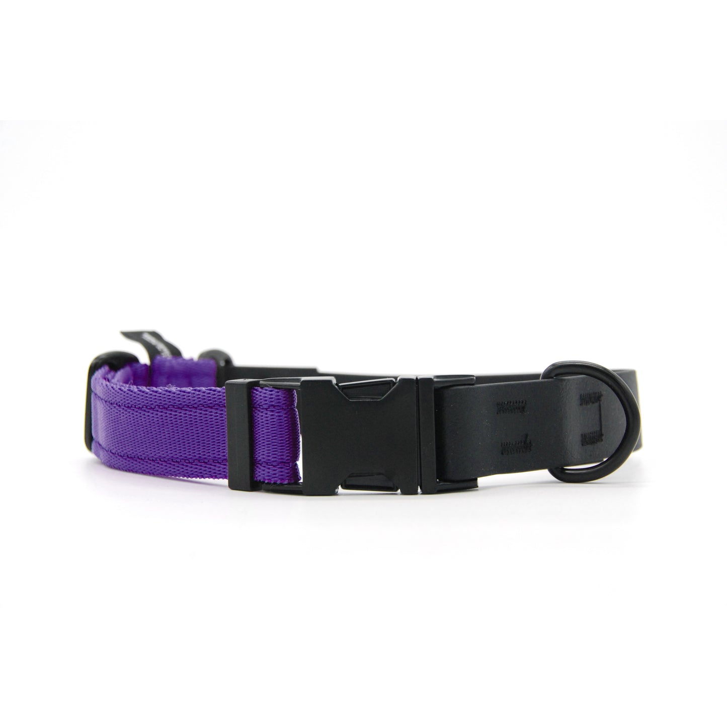 Carnival collare per cani regolabile in biothane nero e polipropilene - Connecto.dog