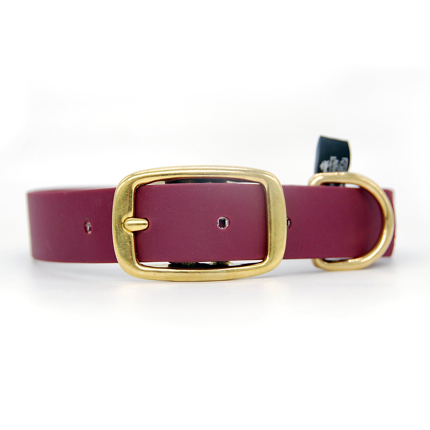 Collare in Biothane 25mm Wine regolabile con fibbia in alluminio - Connecto.dog