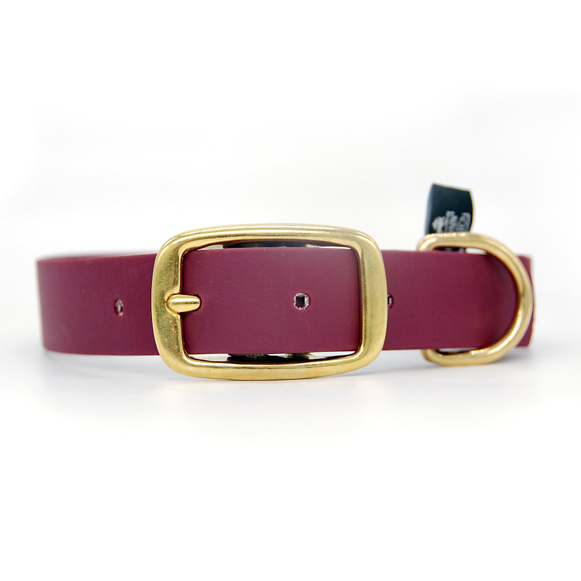 Collare in Biothane 25mm Wine regolabile con fibbia in alluminio - Connecto.dog