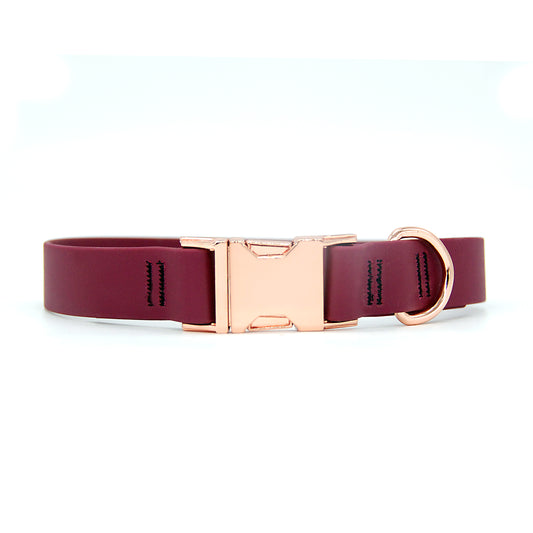 Collare per cani fisso in Biothane® Wine - Connecto.dog