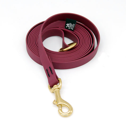 Guinzaglio per cani 3m Biothane - Wine - Connecto.dog