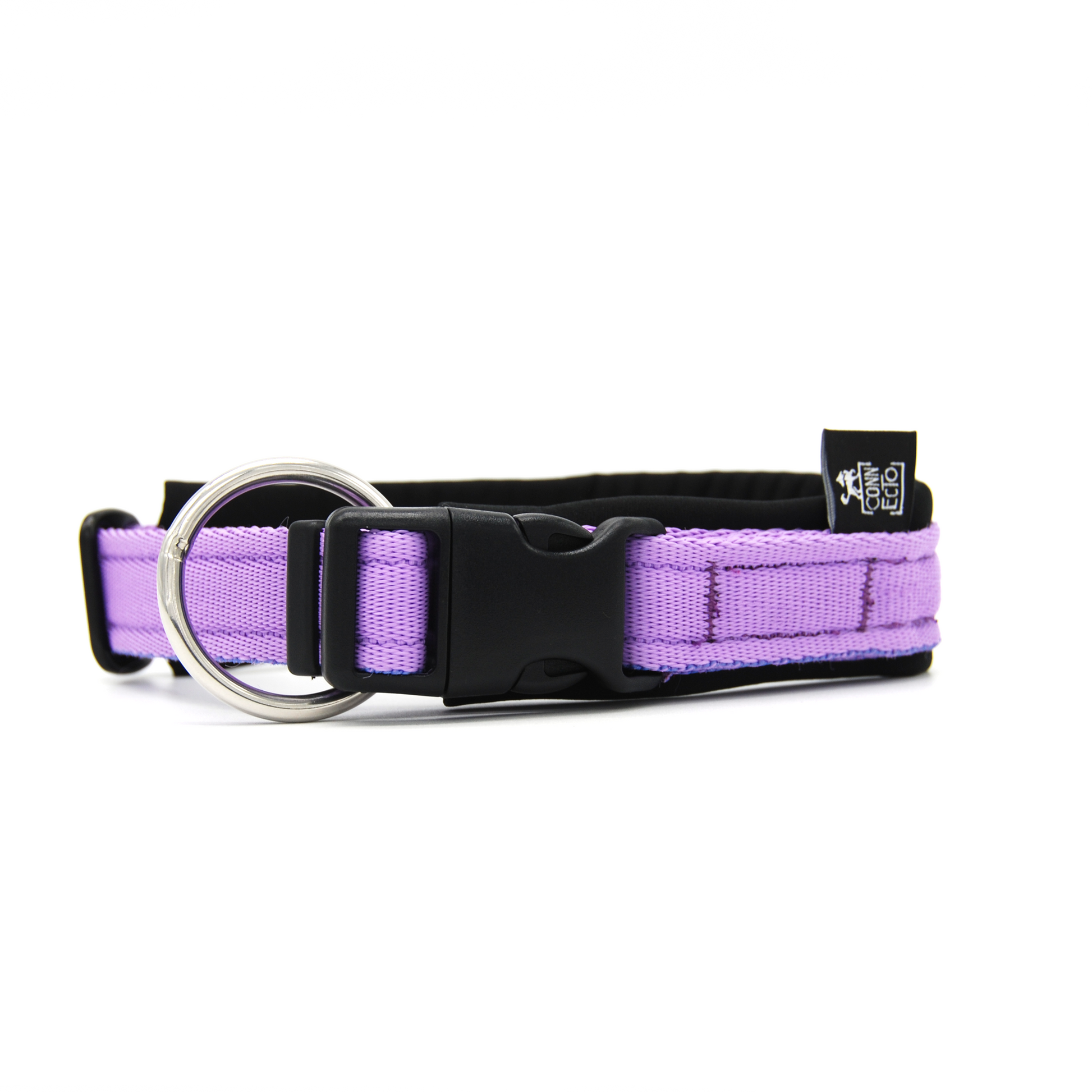 Collare per cani con imbottitura in neoprene Lilla – Yosemite Collection - Connecto.dog